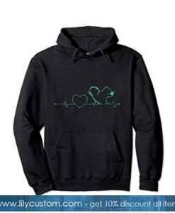 Heartbeat Squirrel Hoodie SN