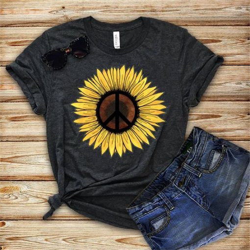 Hippie Sunflower Tshirt SN