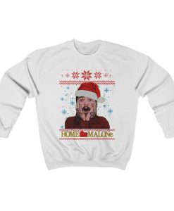 Home Malone Funny Post Malone Ugly Christmas Sweatshirt SN