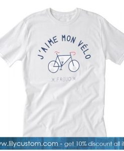 J'AIME MON VÉLO T-SHIRT SN