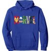 Marvel Logo Avengers Super Heroes Hoodie SN