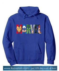 Marvel Logo Avengers Super Heroes Hoodie SN