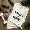 Mermaid with Muscle Tank Top SN