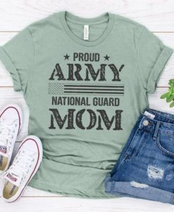 National Guard Mom TShirt SN