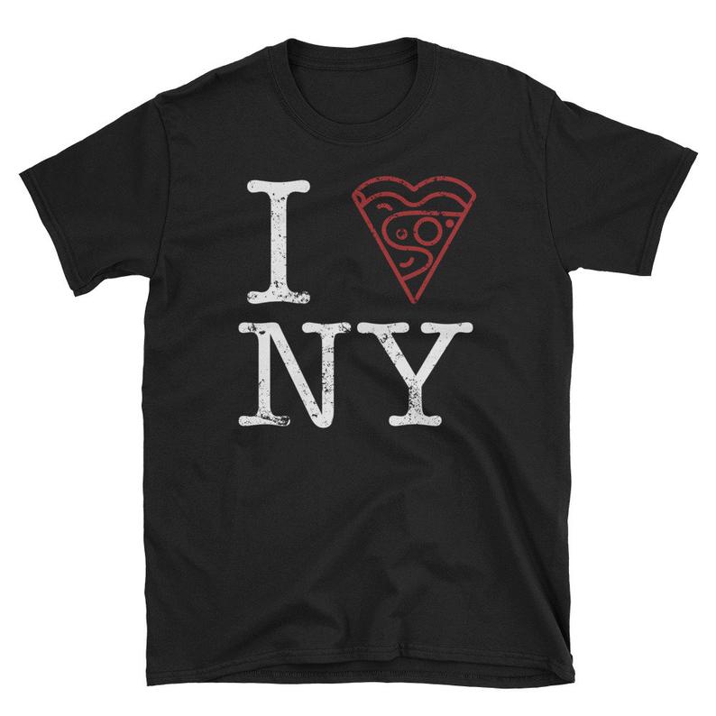 New York Pizza Lover Slice Heart Tshirt SN