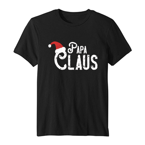 Papa Claus Family Christmas T shirt SN