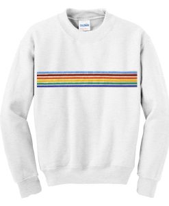 Rainbow Stripe Sweatshirt SN