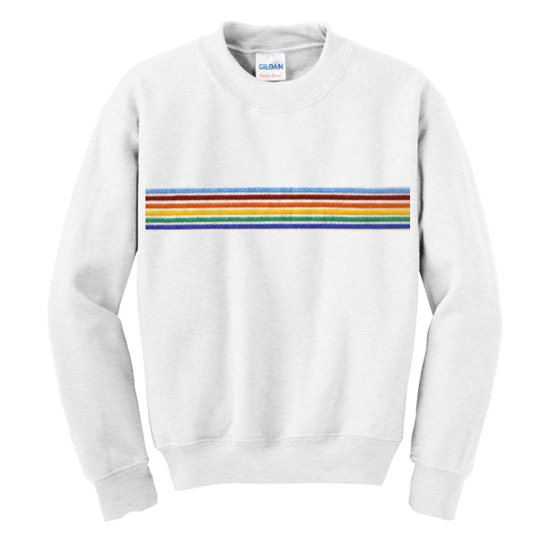 Rainbow Stripe Sweatshirt SN