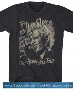 Rebel Yell Tour ’84 Billy Idol Shirt (Reissue) SN