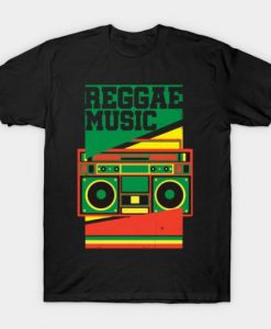 Reggae Music Old Boombox T-Shirt SN