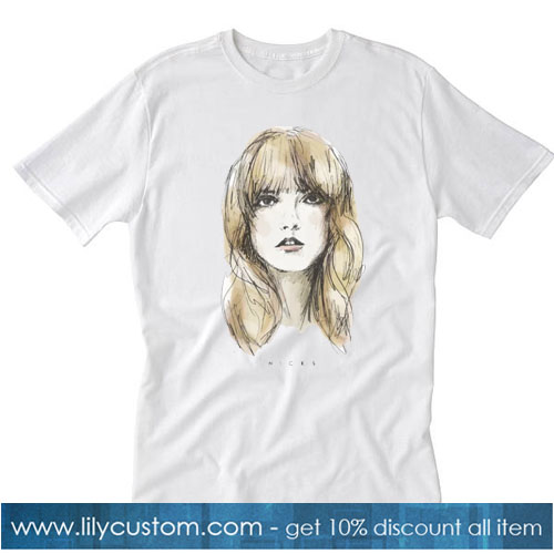 Stevie Nicks paint T-shirt SN
