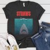 Straws Turtles Jaws Shark TShirt SN