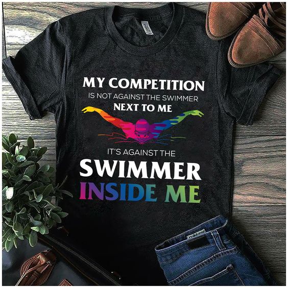Swimmer Inside Me Sport T-Shirt SN