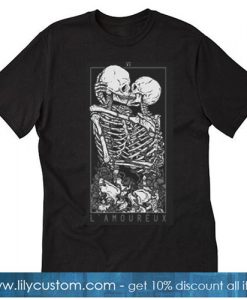 Tee Shirt LAmoureux The Lovers Skull Skeleton T-SHIRT SN