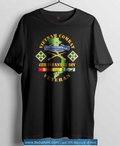 Tee Shirts Vietnam Combat Infantry TShirt SN