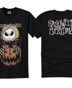 The Nightmare Before Christmas Motionless in White Halloween Everyday T Shirt Twoside SN