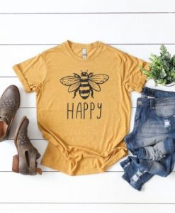 Women’s Bee Happy Tee T-Shirt SN