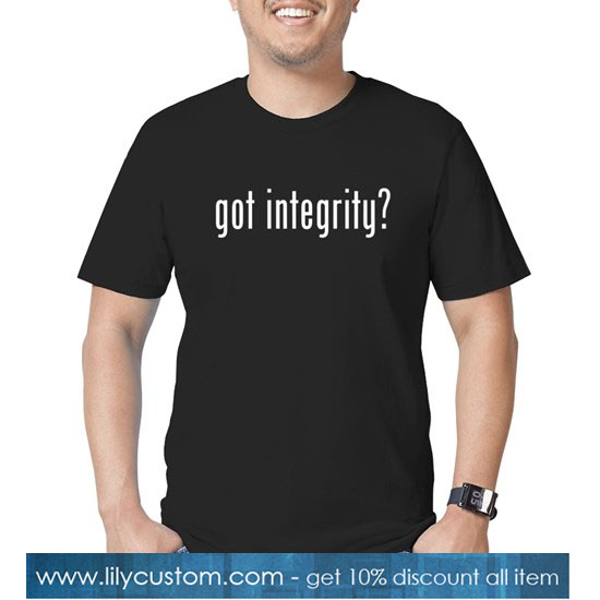 Got Integrity Women's Dark Men's Fitted T-Shirt SN