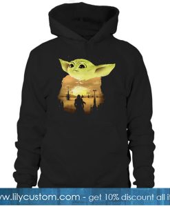 Baby Yoda Sunset HOODIE SN