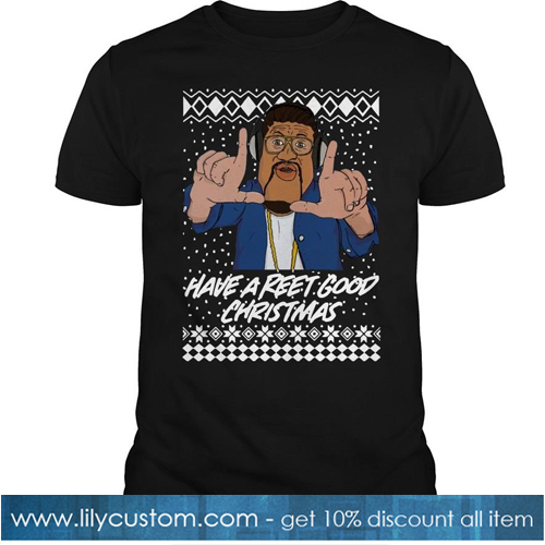 Bo Selecta Craig David Have a Reet Good Christmas Ugly Christmas T Shirt-SL