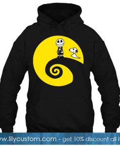 Charlie Skellington And Zero Snoopy Hoodie-SL