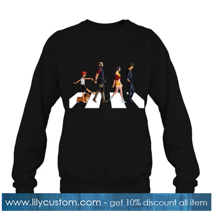 Cowboy Bebop Team Walking Abbey Road sweatshirt-SL