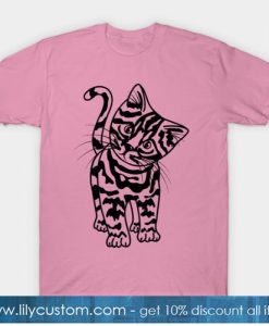 Cute cat illustration T-Shirt-SL