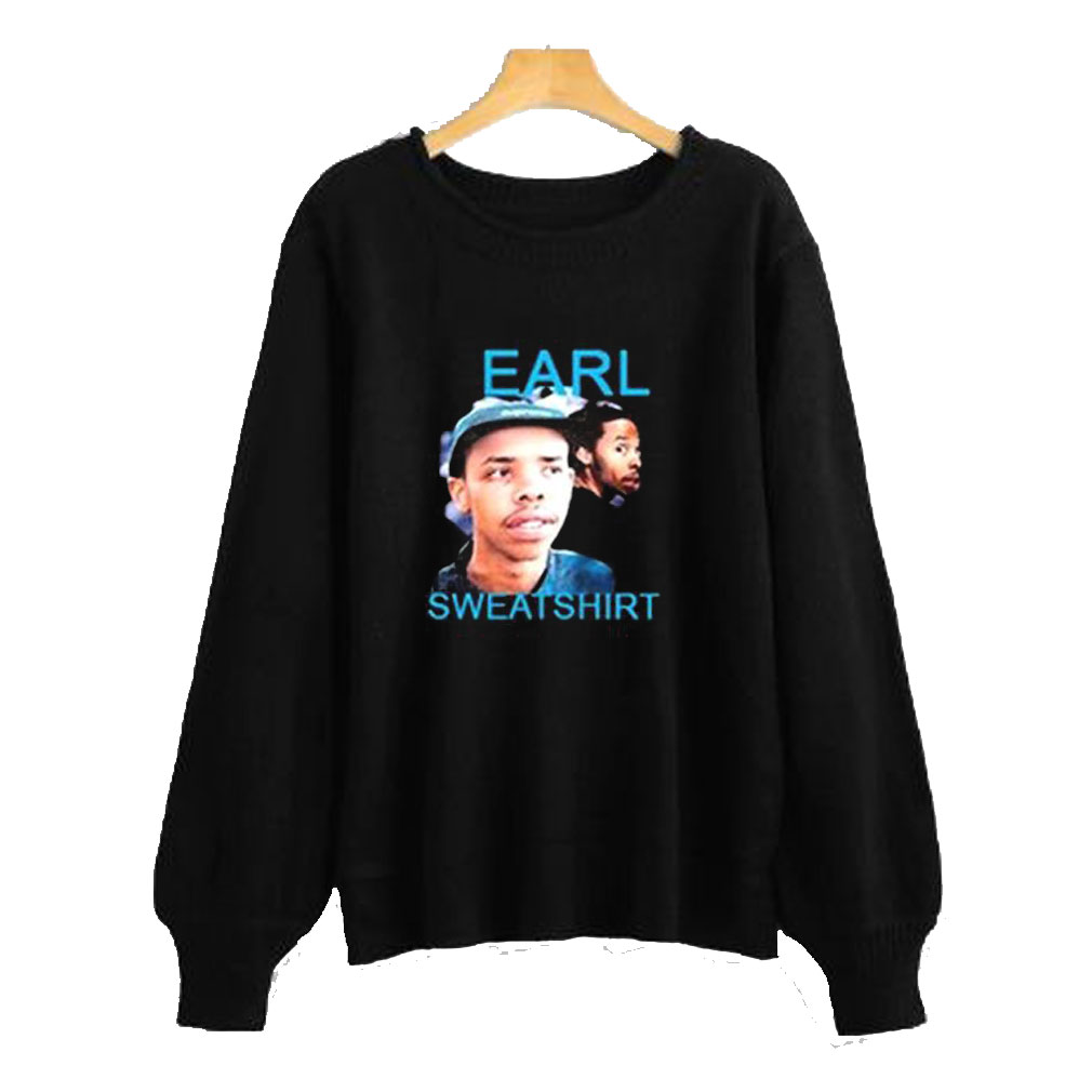 Earl Sweatshirt Black Sweatshirt-SL