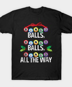 Funny Bingo Christmas Tshirt-SL