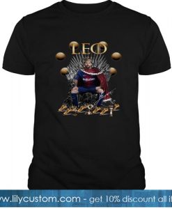 Game Of Throne Lionel Messi Six Golden Ball Signature T Shirt-SL