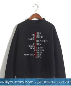 Greys anatomy cast names Sweatshirt-SL