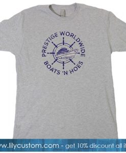 GunShowTees Men's Prestige Worldwide Boats 'N Hoes Shirt SN