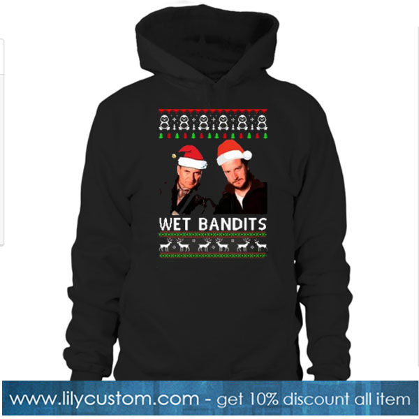 Harry and Marv Wet Bandits Christmas Hoodie SN