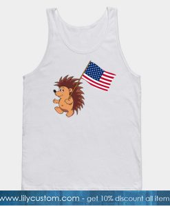 Hedgehog American FlagTank Top-SL