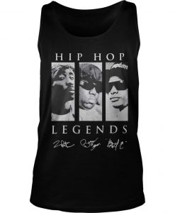 Hip Hop Legends 2pac Biggie Eazy E Signatures Tank Top-SL