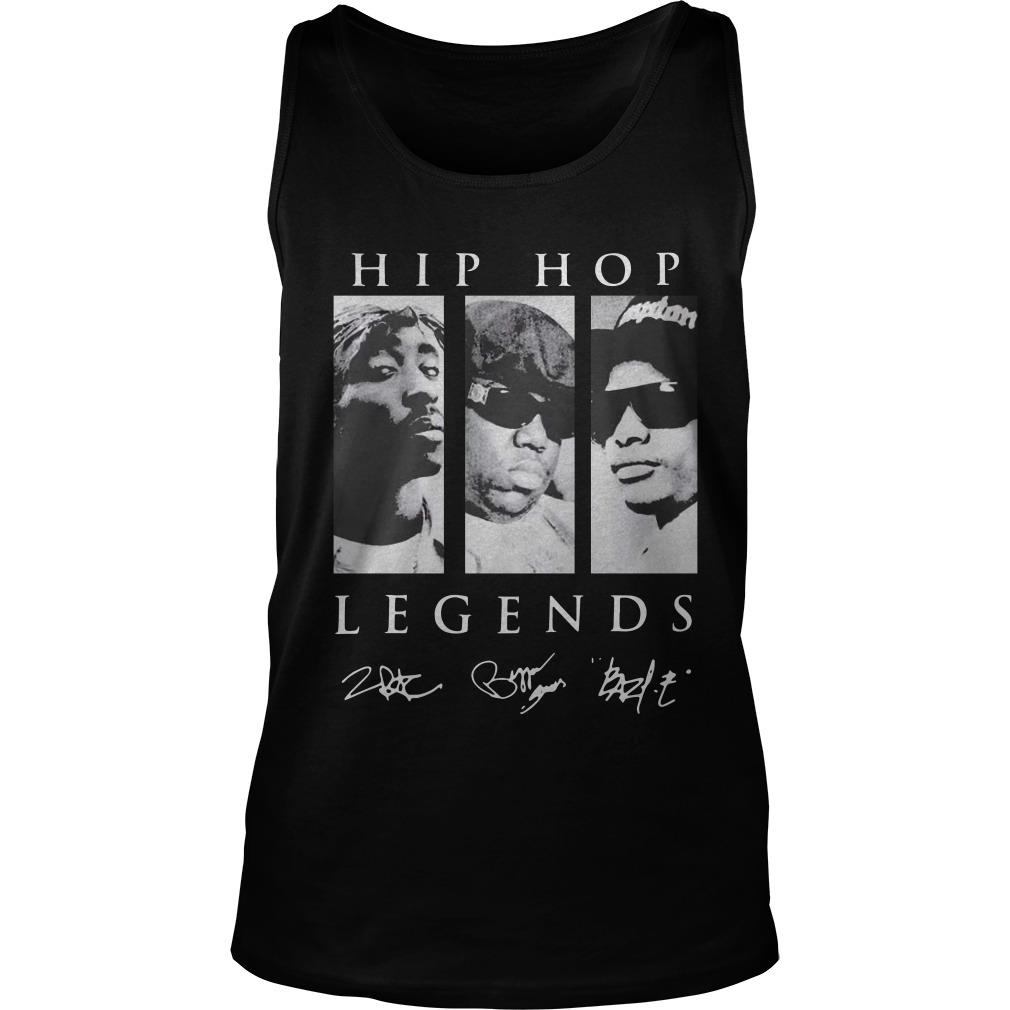 Hip Hop Legends 2pac Biggie Eazy E Signatures Tank Top-SL