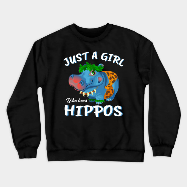 Just A Girl Who Loves Hippos Hoodie-SL