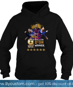 Lionel Messi 2019 Ballon D’or Winner Hoodie-SL