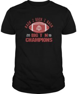 Ohio State Big Ten Champs 2019 Tee T Shirt-SL