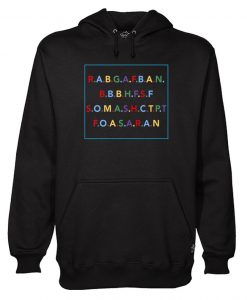 Rabgafban Alphabet Hoodie-SL