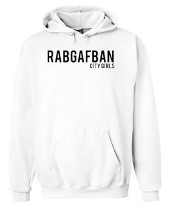 Rabgafban City Girls White Hoodie-SL