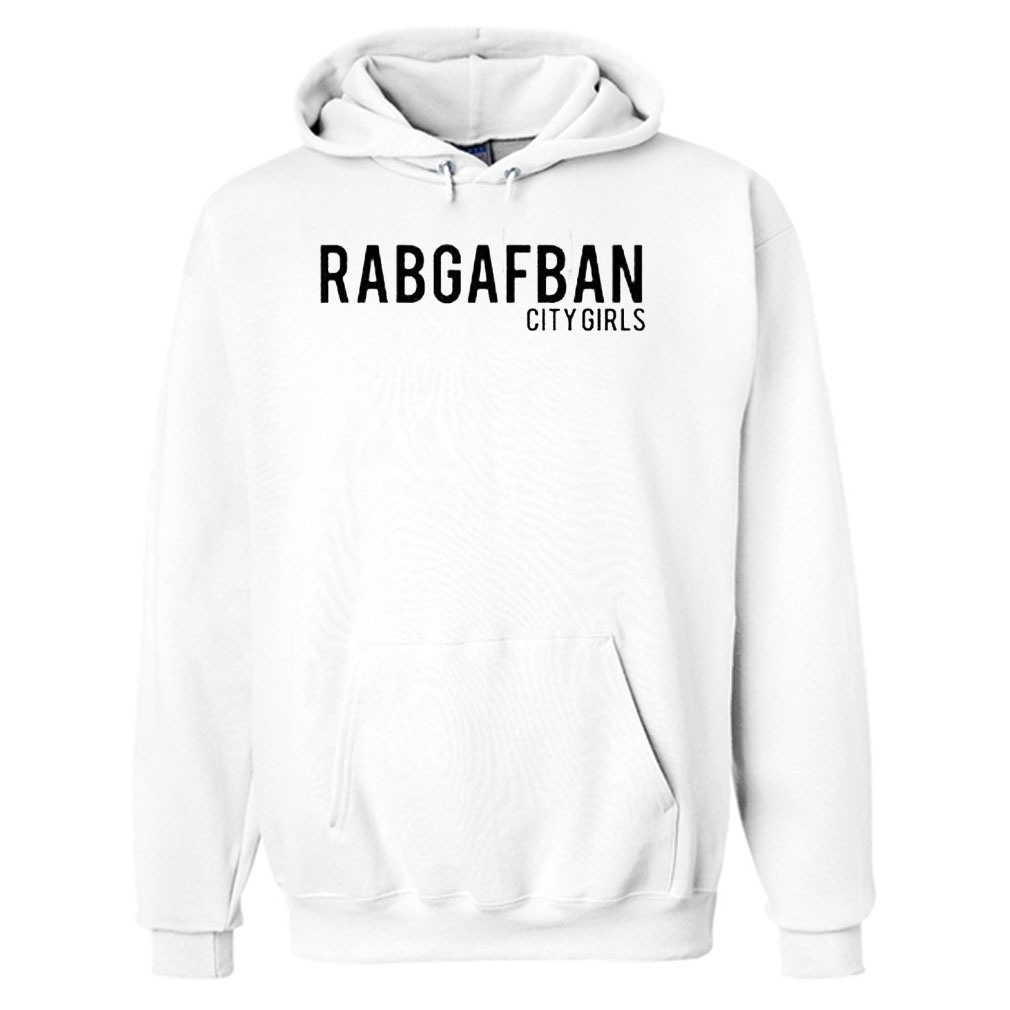 Rabgafban City Girls White Hoodie-SL