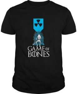 Radioactive Symbol Skeleton Game Of Bones T-Shirt-SL