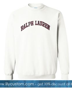 Ralph Lauren White Sweatshirt -SL