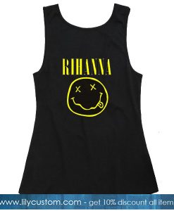 Rihanna Nirvana Logo Tank Top SN