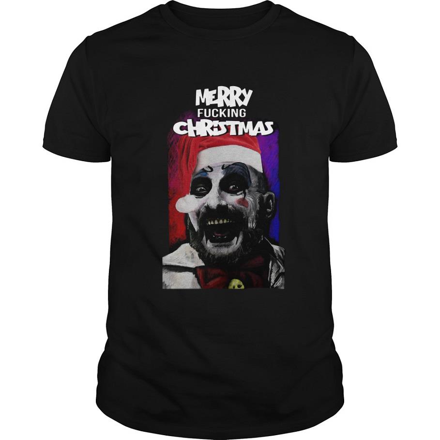 Santa Captain Spaulding Merry Fucking Christmas T-Shirt-SL
