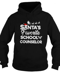 Official Santa's Favorite School Counselor Hoodie-SL