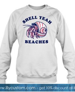 Shell Yeah Beaches Hermit Crab sweatshirt-SL