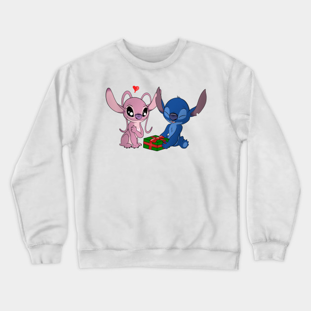Stitch and angel Love Love Sweatshirt-SL