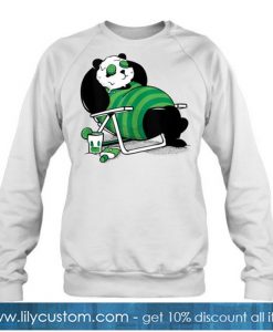 Summer Panda beach sweatshirt-SL